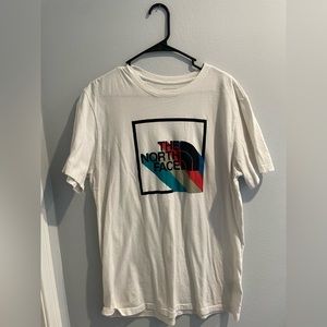 White North Face Box Tee